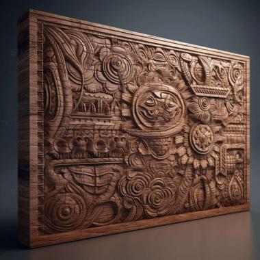 Patterns and decorations stl film 3 3d model